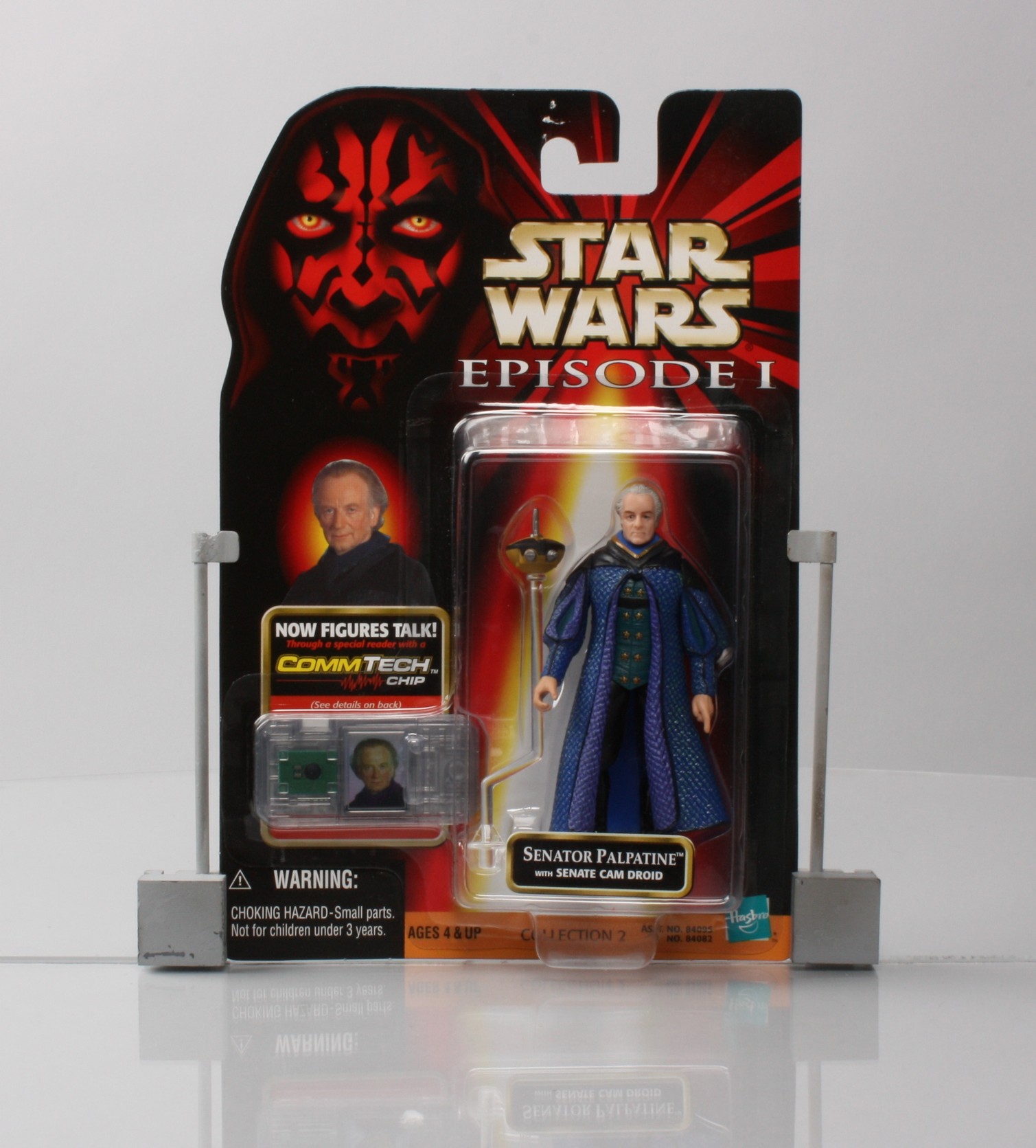 Star Wars Episodio 1 – Action Figure Senator Palpatine Con Senate Cam Droid – Hasbro 84802 – Incluso Commtech Chip