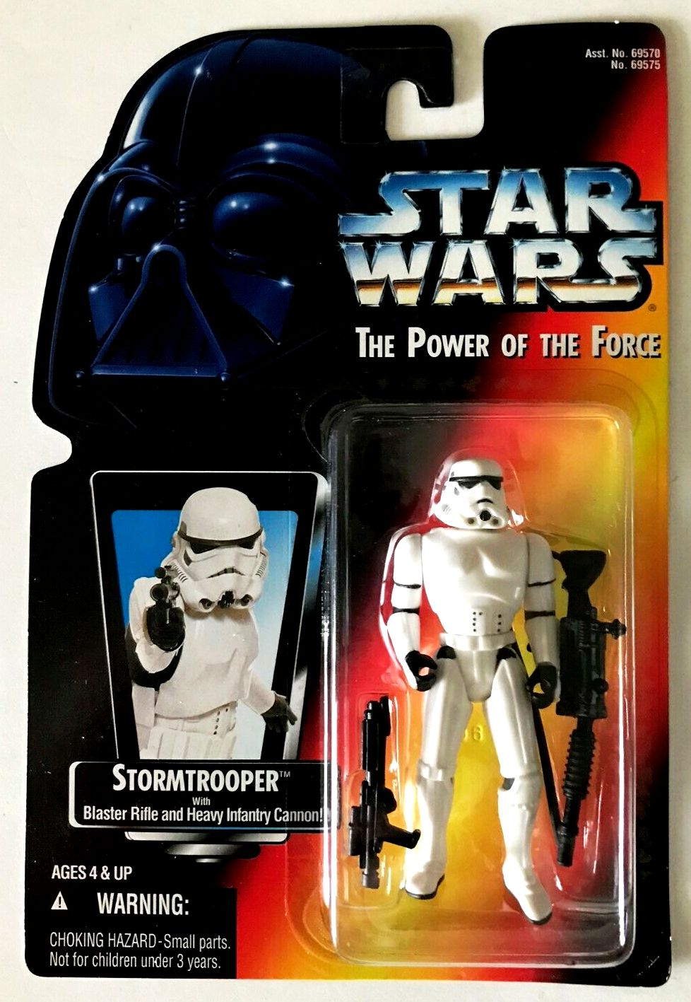 1997 Kenner Star Wars POTF Imperial Stormtrooper Action Figure SEALED Card NoUPC 