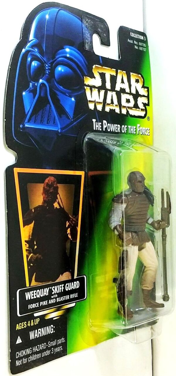 Weequay “Skiff Guard w/Hologram!” #.01 (Star Wars “The POTF” Kenner ...