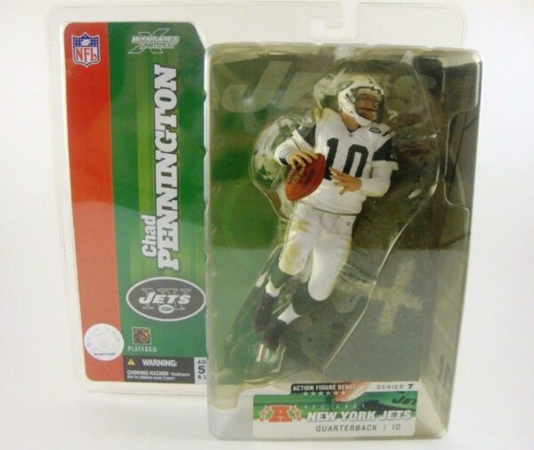 Chad Pennington ("Rookie New York Jets QB #10 Dirty White Jersey") Series-07 (2004)