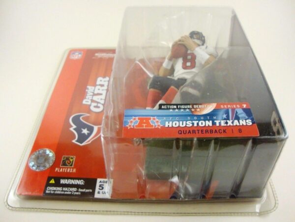 David Carr ("Rookie David Carr, Houston Texans QB, No. 8 Clean White Jersey") Series-07 (2004)