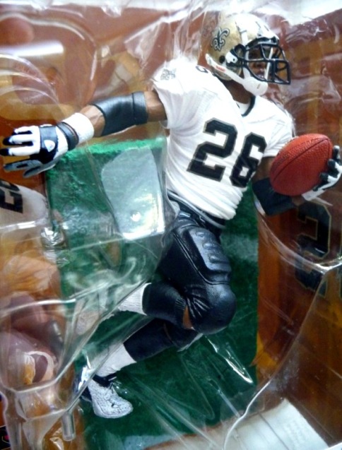 1-Deuce McAllister (White Jersey) No eye black (Variant)-1a
