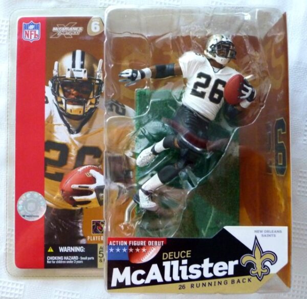 1-Deuce McAllister (White Jersey) No eye black (Variant)-3