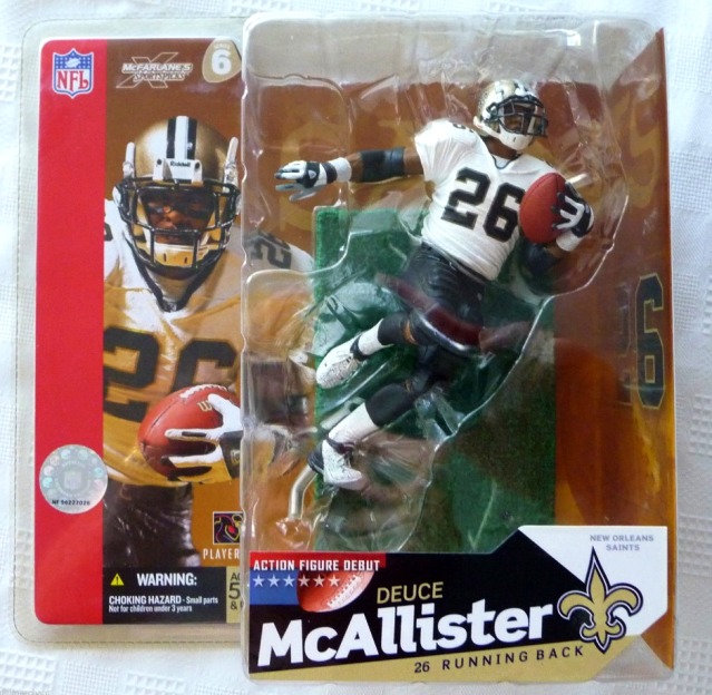1-Deuce McAllister (White Jersey) No eye black (Variant)-3