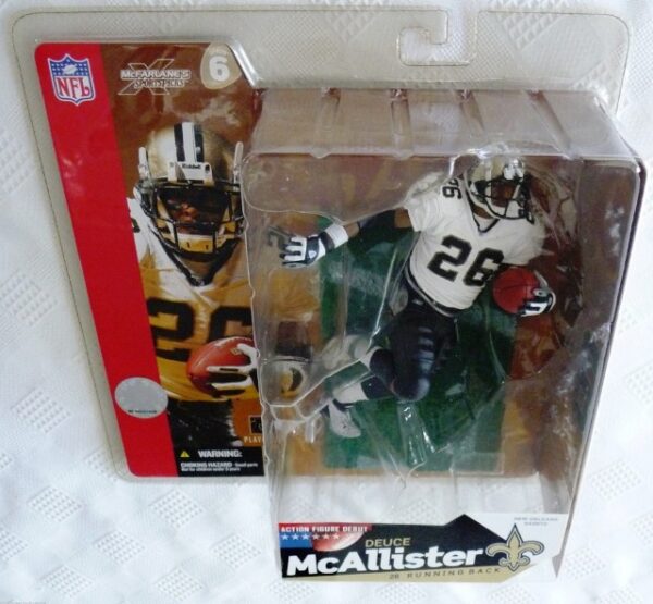 1-Deuce McAllister (White Jersey) No eye black (Varia