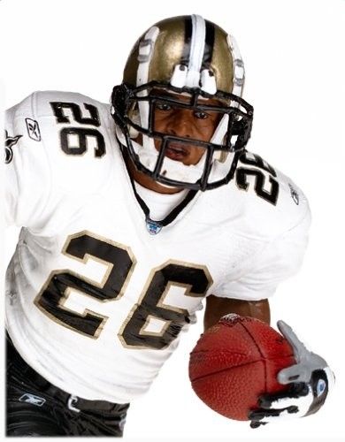 1-Deuce McAllister (White Jersey) No eye black (Variant)-A