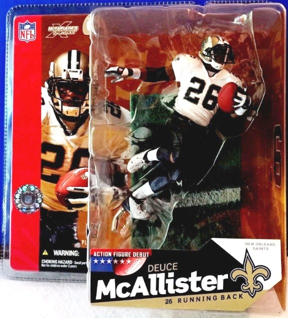 1-Deuce McAllister (White Jersey)with eye black