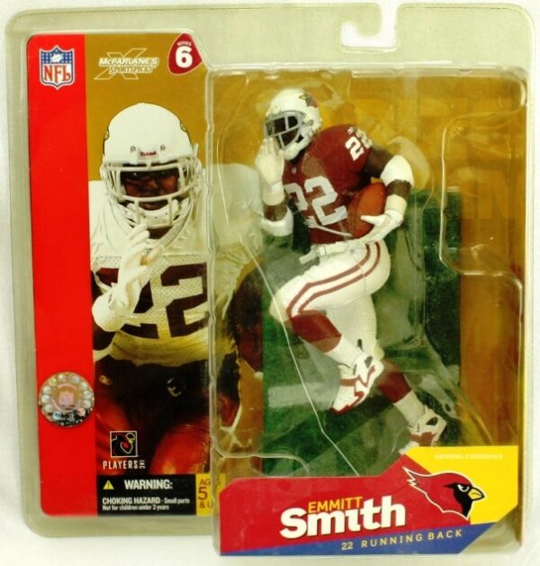 2003 McFarlane NFL Emmitt Smith (Red Jersey Chase-Variant)-A 2003 McFarlane NFL Emmitt Smith (Red Jersey Chase-Variant)-A