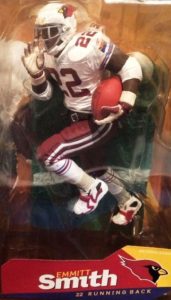 2003 McFarlane NFL Emmitt Smith Clean Red/White Gloves-(C)