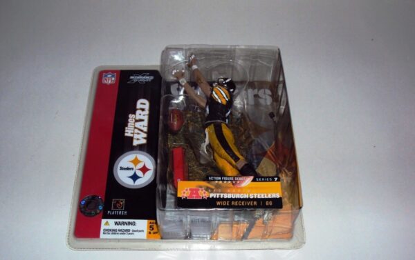 Hines Ward ("Rookie Pittsburgh Steelers WR, No. 86 Dirty Black Jersey") Series-07 (2004)