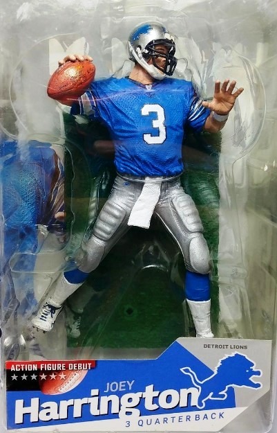 2003 McFarlane NFL Joey Harrington (Rookie) Clean Blue (C) 2003 McFarlane NFL Joey Harrington (Rookie) Clean Blue (C)