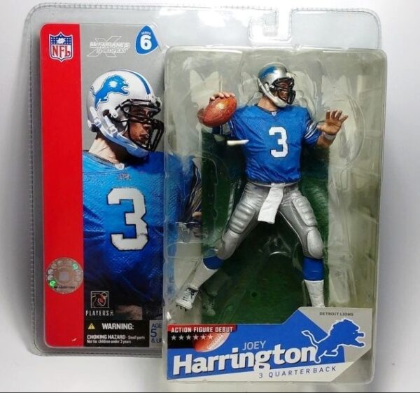 2003 McFarlane NFL Joey Harrington (Rookie) Clean Blue (A) 2003 McFarlane NFL Joey Harrington (Rookie) Clean Blue (A)
