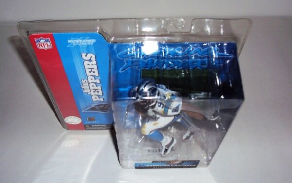 Julius Peppers ("Rookie Carolina Panthers DE, No. 90 White Jersey Chase-Variant") Series-07 (2004)