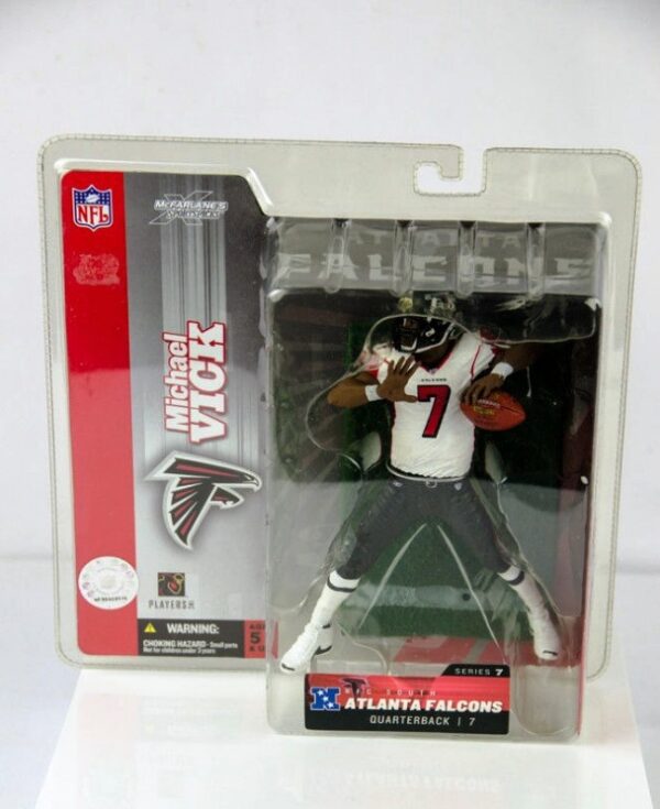 Michael Vick ("Atlanta Falcons QB, No. 7 Clean White Jersey") Series-07 (2004)