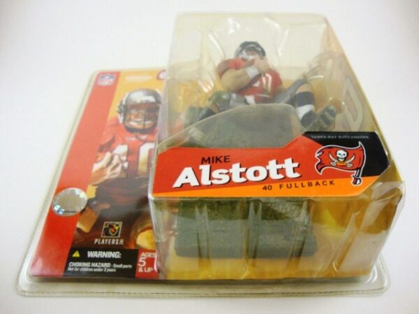 Mike Alstott (Tampa Bay Buccaneers RB, No. 40, Dirty Red Jersey") Series-06 (2003)