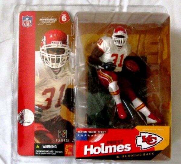 1- Priest Holmes (White-Jersey) with nose tape-C