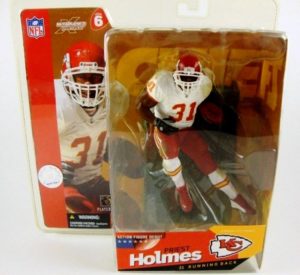1- Priest Holmes (White-Jersey) with nose tape-D
