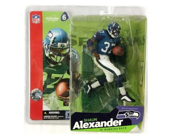 Shaun Alexander (“Seattle Seahawks RB, No. 37, Clean Teal Jersey") Series-06 (2003)