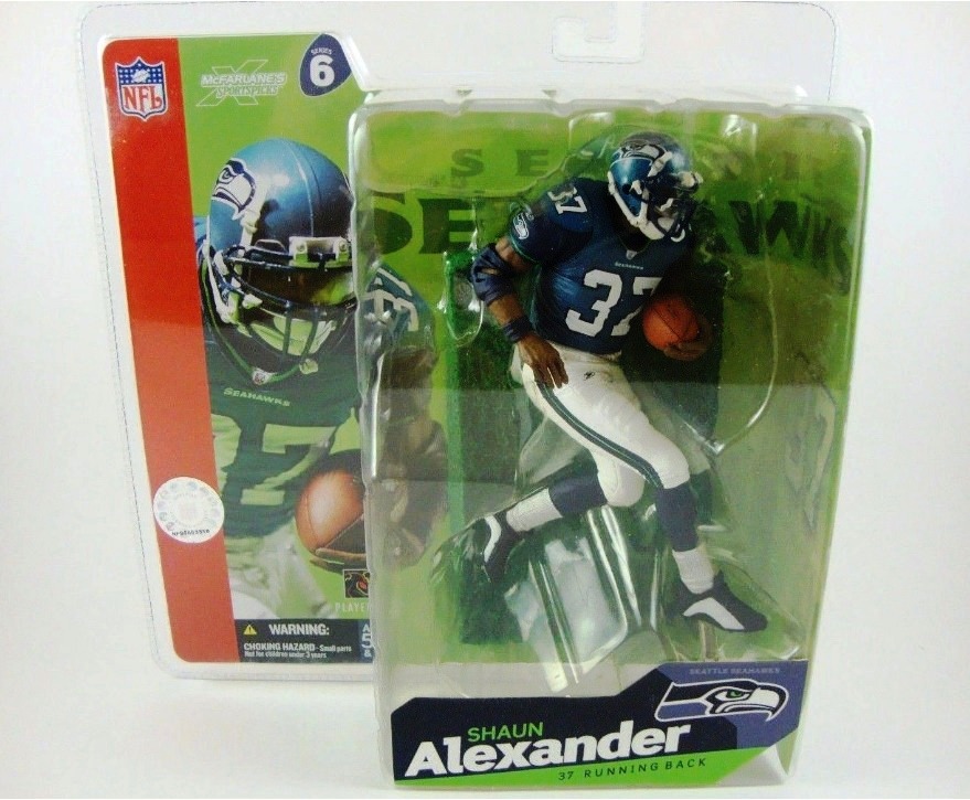 Shaun Alexander (“Seattle Seahawks RB, No. 37, Clean Teal Jersey") Series-06 (2003)