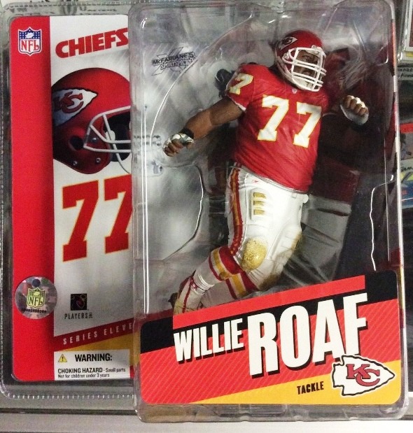 Willie Roaf ("Kansas City Chiefs, No 77, Red Jersey") Series-11 (2005)