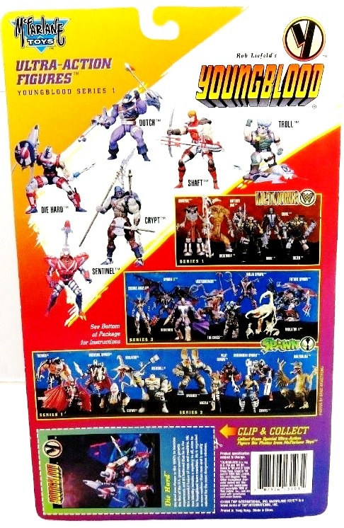 1995 Youngblood - Shaft “Ultra Action Figure” Series-1