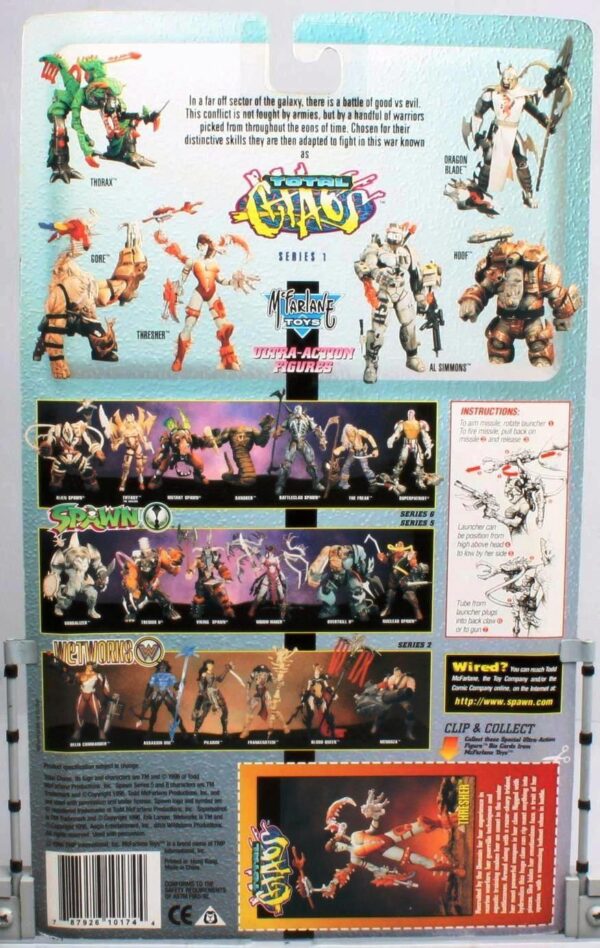 1996 Total Chaos - Thresher “Ultra Action Figure” (3)