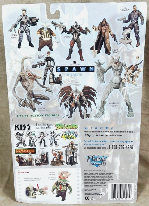 1997 Spawn The Movie Clown Ultra Action Figure Series-1 (3)