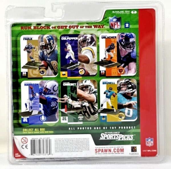 2001 McFarlane NFL Brian Urlacher (Rookie Bloody-Dirty Jersey) (2) 2001 McFarlane NFL Brian Urlacher (Rookie Bloody-Dirty Jersey) (2)