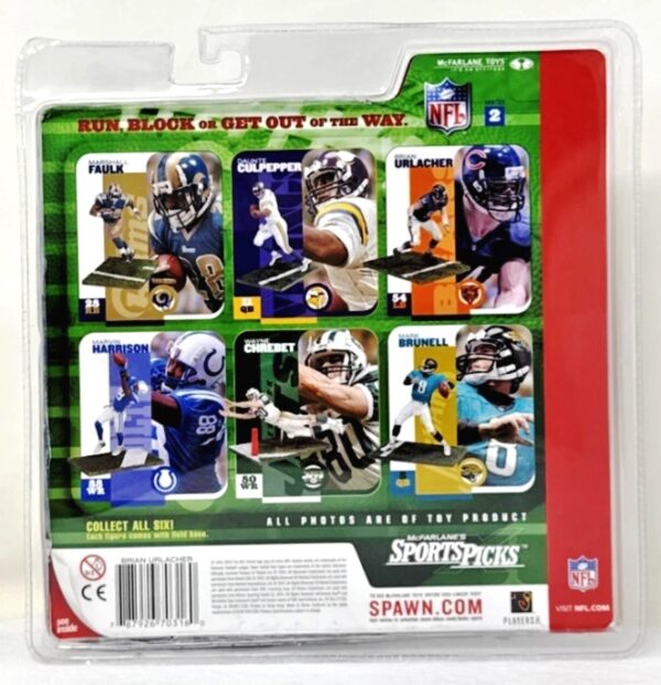 2001 McFarlane NFL Brian Urlacher (Rookie Clean Jersey) (2) 2001 McFarlane NFL Brian Urlacher (Rookie Clean Jersey) (2)