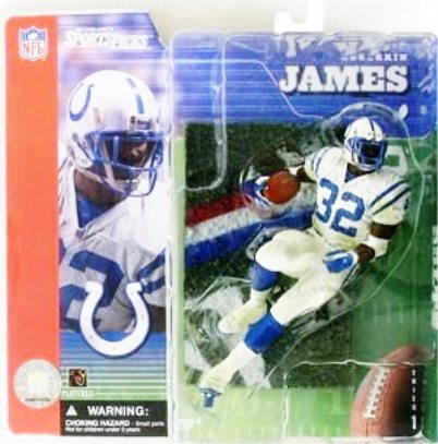 2001 McFarlane NFL Edgerrin James Dirty White-Jersey (2) 2001 McFarlane NFL Edgerrin James Dirty White-Jersey (2)