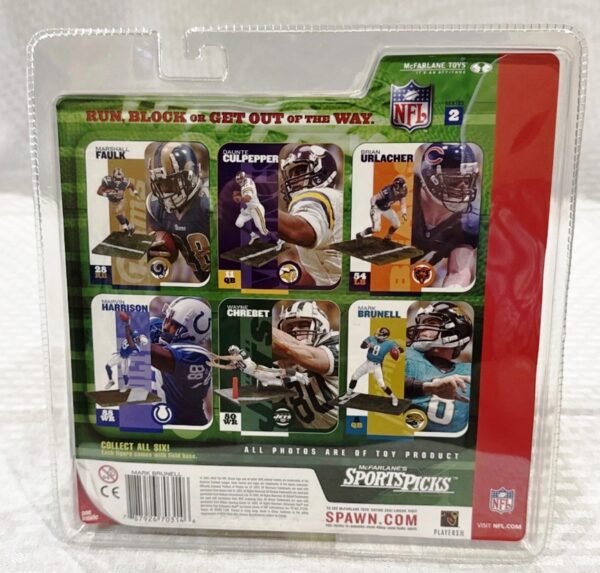 2001 McFarlane NFL Mark Brunell (“Teal Uniform) S-2 2001 McFarlane NFL Mark Brunell (“Teal Uniform) S-2