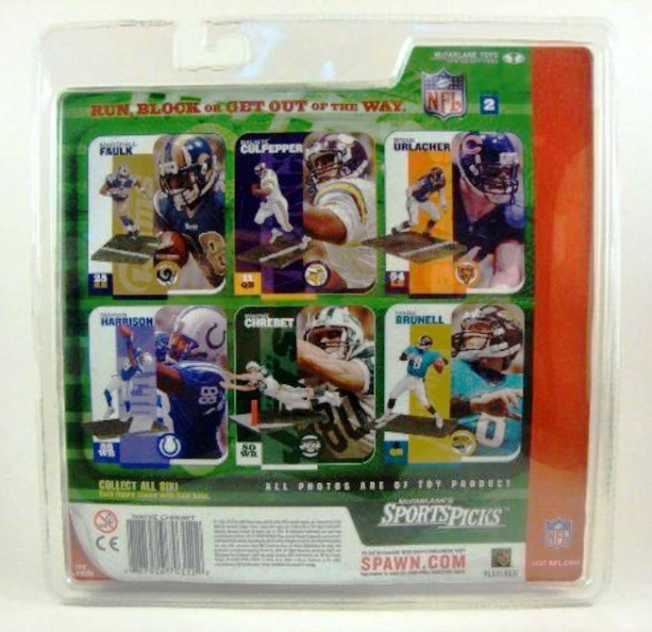 2001 McFarlane NFL Wayne Chrebet (Clean-White-Chase) (3)