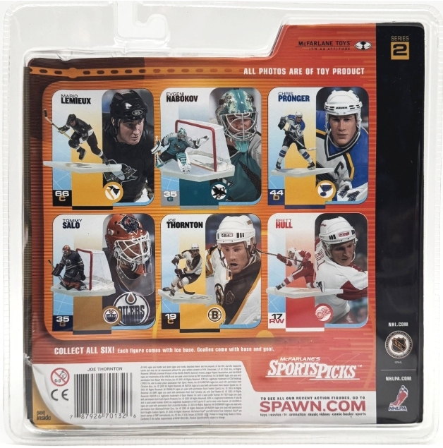 2001 McFarlane NHL Joe Thornton (Chase-Black Jersey) (5)