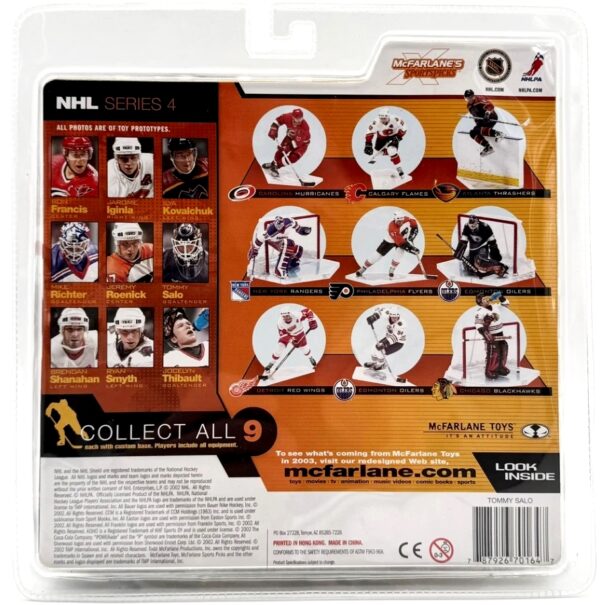 2001 McFarlane NHL Tommy Salo (No-Water Bottle) (2)