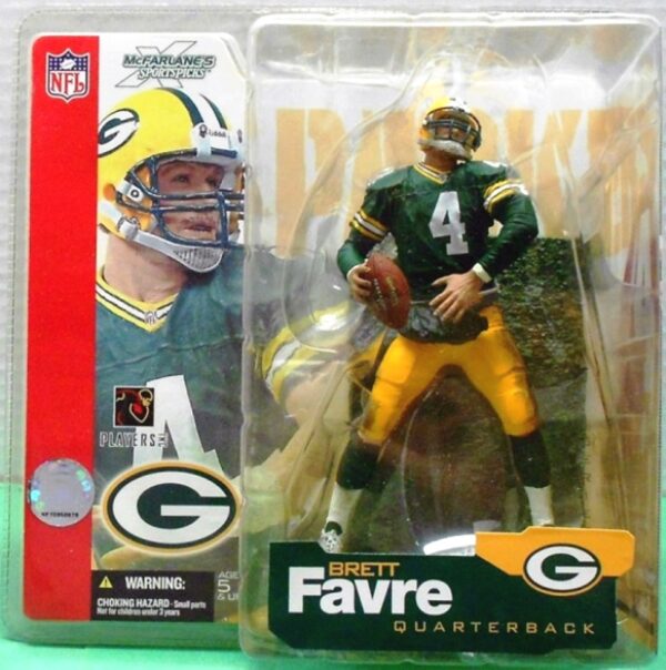 2002 McFarlane NFL Brett Favre (Green Jersey-Green Long Sleeves) (1) 2002 McFarlane NFL Brett Favre (Green Jersey-Green Long Sleeves) (1)