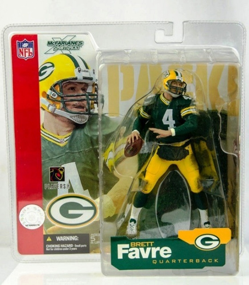 2002 McFarlane NFL Brett Favre (Green Jersey-Green Long Sleeves) (2)