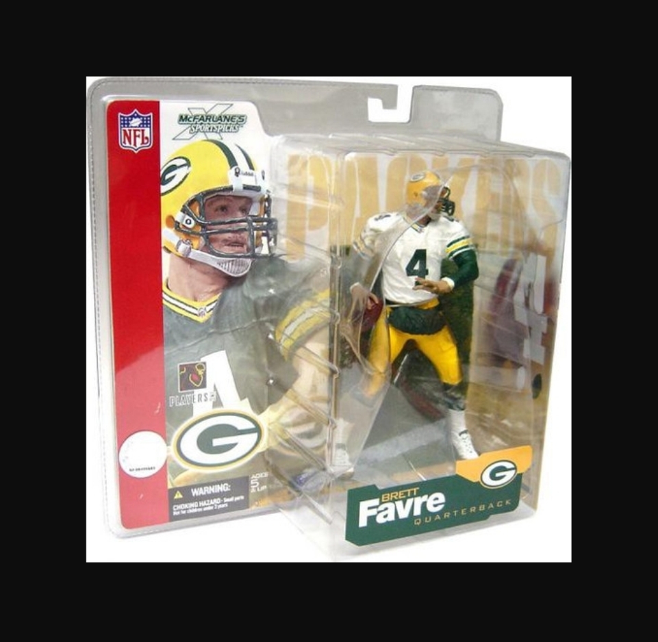 2002 McFarlane NFL Brett Favre (White Jersey-Green Long Sleeves) (0)