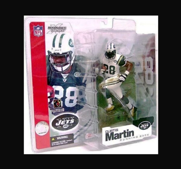2002 McFarlane NFL Curtis Martin White Jersey (Chase) (1) 2002 McFarlane NFL Curtis Martin White Jersey (Chase) (1)