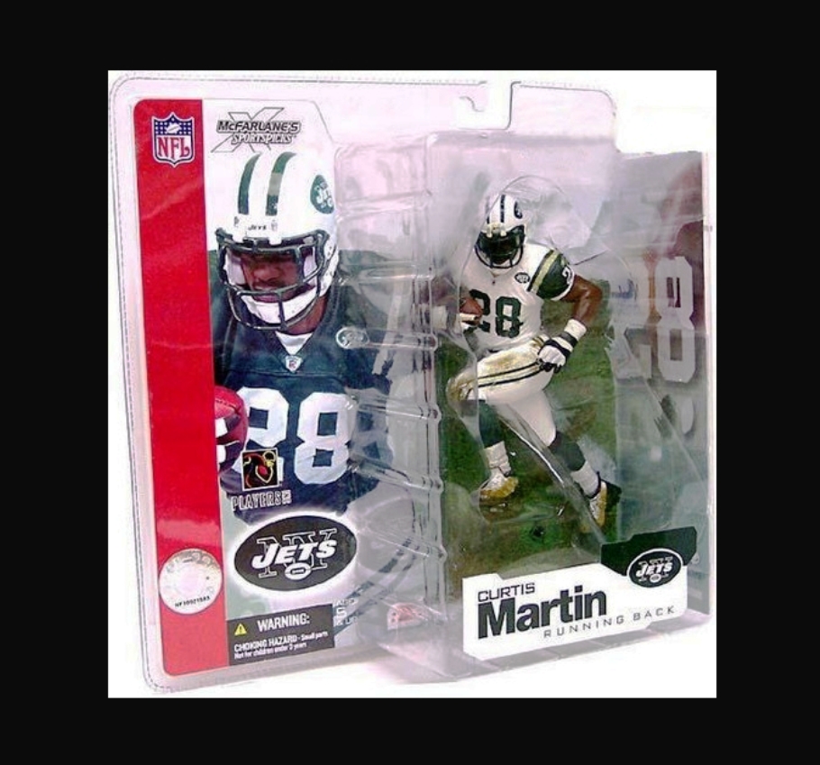 2002 McFarlane NFL Curtis Martin White Jersey (Chase) (1)