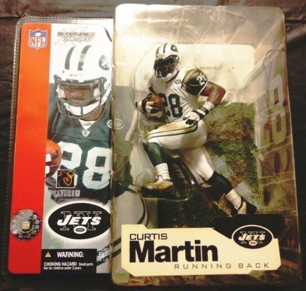 2002 McFarlane NFL Curtis Martin White Jersey (Chase) (3) 2002 McFarlane NFL Curtis Martin White Jersey (Chase) (3)