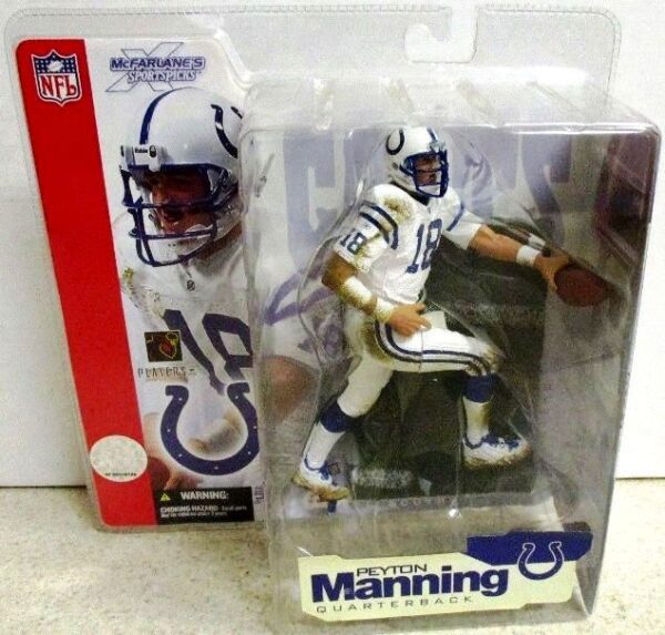 2002 McFarlane NFL Peyton Manning (Rookie-White-Jersey) (1) 2002 McFarlane NFL Peyton Manning (Rookie-White-Jersey) (1)