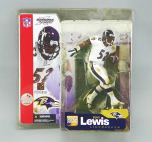 2002 McFarlane NFL Ray Lewis (Rookie -Dirty White Jersey) (1)