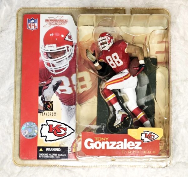 2002 McFarlane NFL Tony Gonzalez (Red Jersey) Series-5 (01)