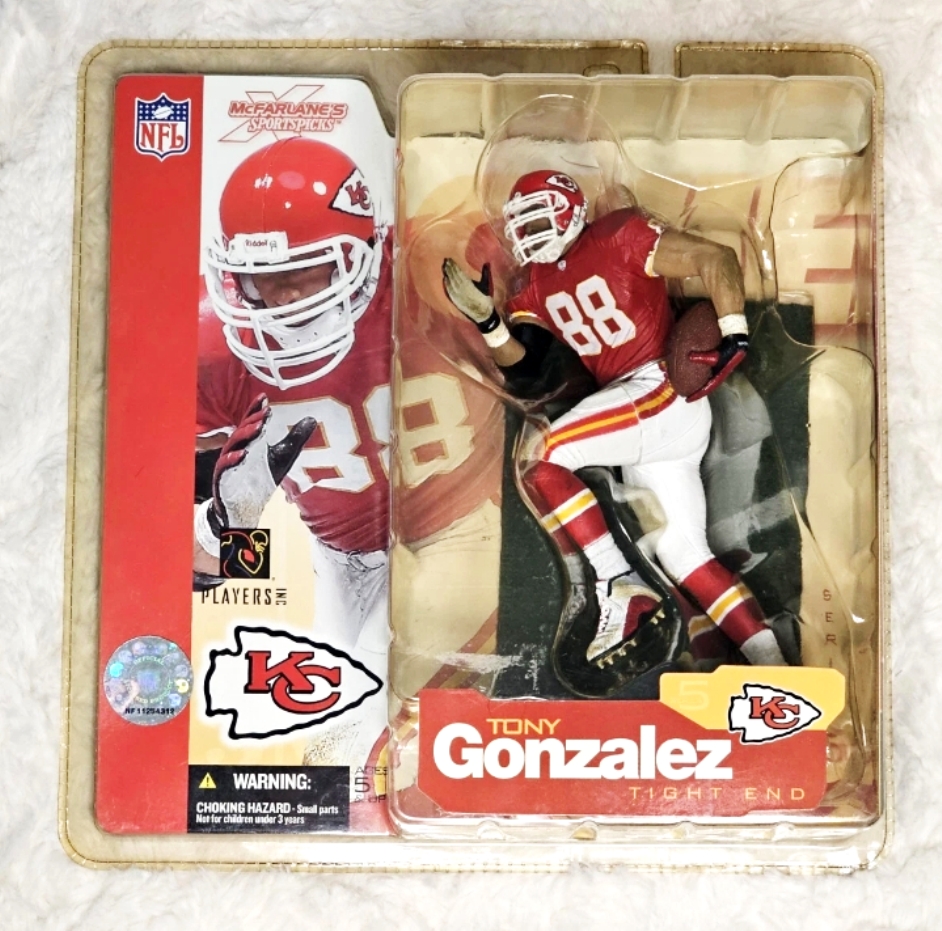 2002 McFarlane NFL Tony Gonzalez (Red Jersey) Series-5 (02)