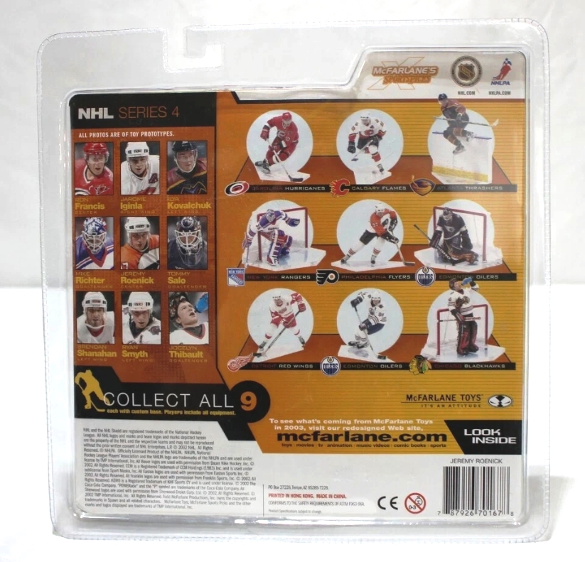 2002 McFarlane NHL Jeremy Roenick (Orange White Jersey) (2)