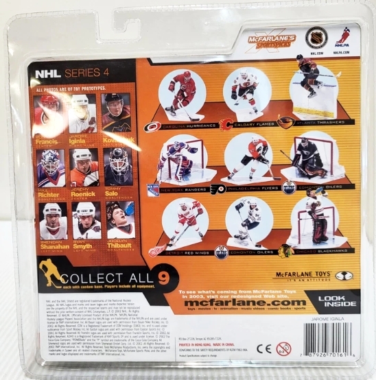 2003 McFarlane NHL Jarome IginLa (Orange & White Jersey) (4)