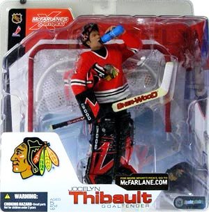2003 McFarlane NHL Jocelyn Thibault Blue-Bottle (Red Chase) (0)