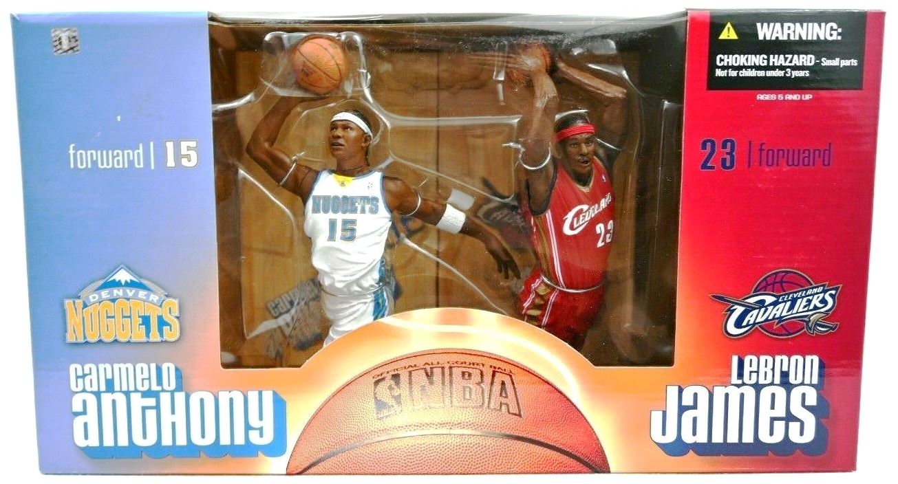 2004 Carmelo Anthony vs Lebron James Limited Edition NBA Rookie 2-Pk-00