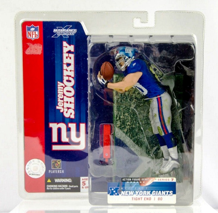 2004 McFarlane NFL Jeremy Shockey (Rookie) Dirty (1)