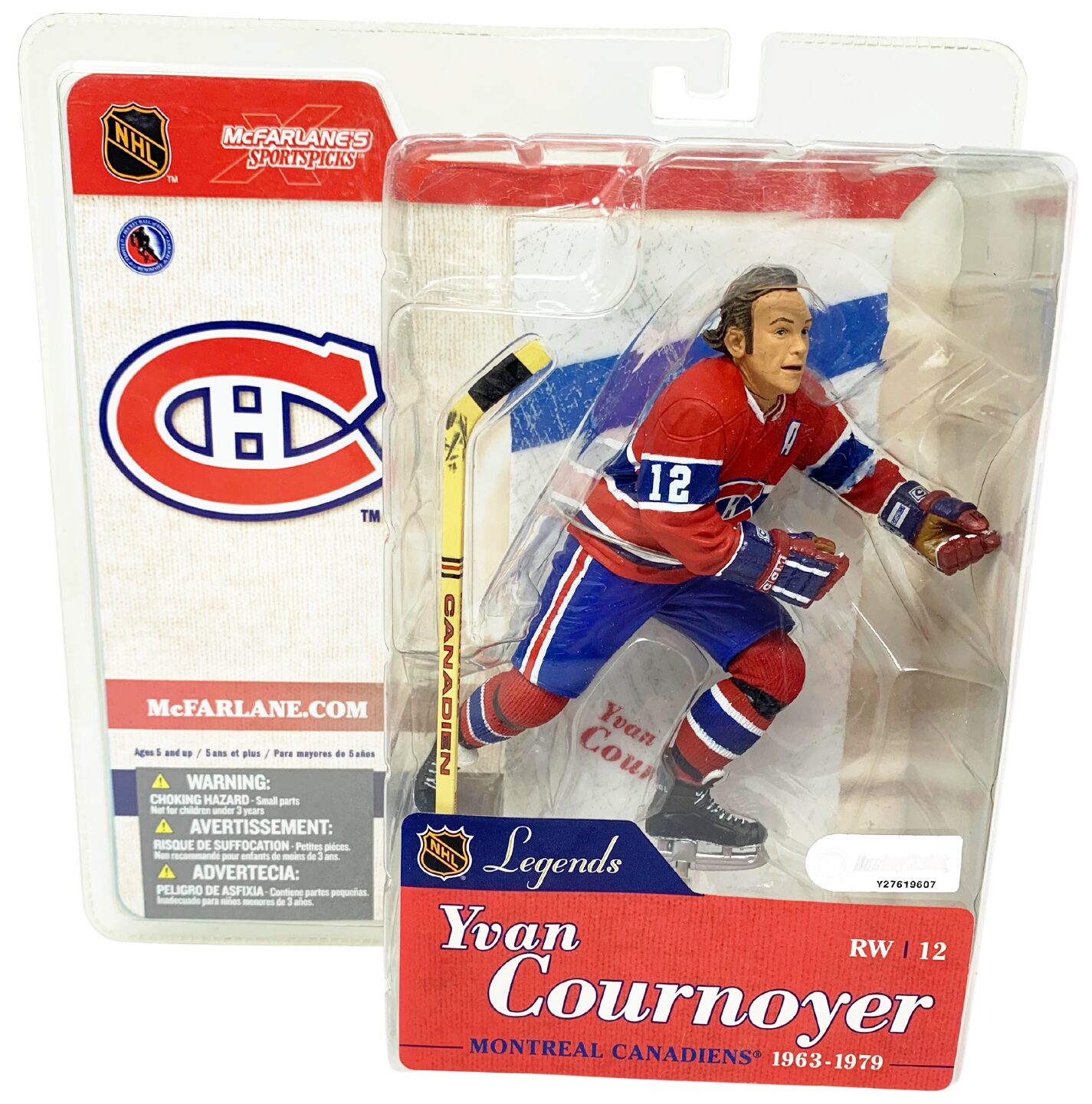 Vintage 2004 McFarlane Sportspicks NHL Legends Yvan Cournoyer "Sculpted